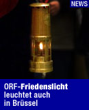 ORF-Friedenslicht leuchtet auch in Brssel / Bild: APA