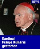 Kard. Franjo Kuharic (1998) / Bild: EPA