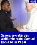 Samual Kobia bei Papst Benedikt XVI. / Bildquelle: RK/(c) L'Osservatore romano 