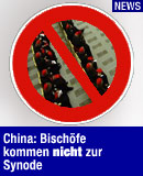 Chinesische Bischfe kommen nicht zur Synode / Bildquelle: EPA / Fotomontage: religion.ORF.at